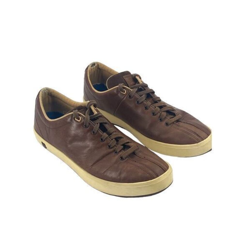 K-Swiss Clean Classic Low 02874289 Sneaker Brown Leather Mens  US 9 / EUR 42‎